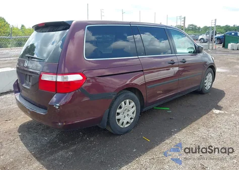2007 Honda Odyssey Lx from USA, damaged, VIN 5FNRL382X7B136864